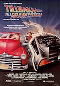 Tillbaka till framtiden 1985 poster Michael J Fox Christopher Lloyd Robert Zemeckis Affischkonstnär: Drew Struzan Bilar och racing