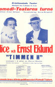 Timmen H lustspel 1937 poster Alice Eklund Harry Bergvall Ernst Eklund Find more: Kristianstads teater