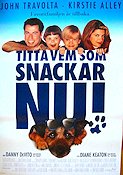 Titta vem som snackar nu 1993 poster John Travolta Kirstie Alley Hundar Barn