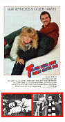 Tjejen som inte ville gifta sig 1983 poster Goldie Hawn Burt Reynolds Jessica Tandy Norman Jewison