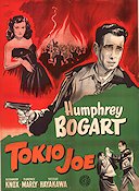 Tokyo Joe 1949 movie poster Humphrey Bogart Alexander Knox Florence Marly Stuart Heisler Film Noir