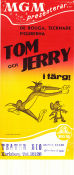 Tom and Jerry 1955 movie poster Tom and Jerry Mel Blanc Joseph Barbera Animation From TV