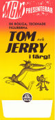 Tom and Jerry 1965 movie poster Tom and Jerry Mel Blanc Joseph Barbera Animation From TV