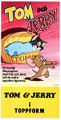 Tom and Jerry 1985 movie poster Tom and Jerry Animation Cats Animation