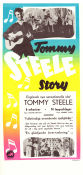 The Tommy Steele Story 1957 movie poster Tommy Steele Humphrey Lyttelton Gerard Bryant Instruments Rock and pop