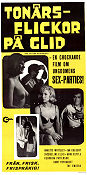 Tonårsflickor på glid 1963 poster Annette Whiteley The Embers Robert Hartford-Davis Damer