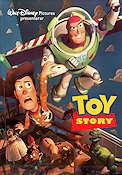 Toy Story 1995 movie poster Tom Hanks John Lasseter Production: Pixar