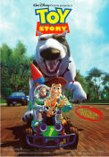 Toy Story 1995 movie poster Tom Hanks John Lasseter Production: Pixar