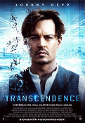 Transcendence 2014 movie poster Johnny Depp Paul Bettany Wally Pfister