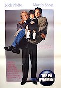 Tre på rymmen 1989 poster Nick Nolte Martin Short Sarah Rowland Doroff Francis Veber Barn