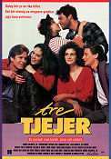 Tre tjejer 1988 poster Annabeth Gish Julia Roberts Matt Damon Donald Petrie