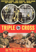Triple Cross 1966 movie poster Christopher Plummer Romy Schneider Yul Brynner Terence Young Find more: Nazi War