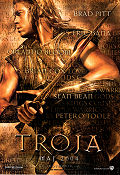 Troy 2004 movie poster Brad Pitt Eric Bana Orlando Bloom Wolfgang Petersen Sword and sandal