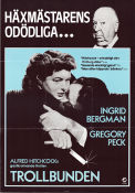 Spellbound 1945 movie poster Ingrid Bergman Gregory Peck Michael Chekhov Alfred Hitchcock