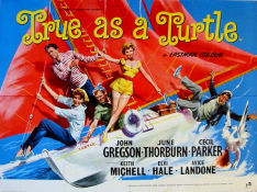 True as a Turtle 1957 movie poster John Gregson Ships and navy