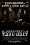 True Grit 2010 movie poster Jeff Bridges Matt Damon Josh Brolin Joel Ethan Coen