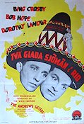 Road to Rio 1947 movie poster Bing Crosby Bob Hope Dorothy Lamour Norman Z McLeod Musicals