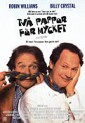 Två pappor för mycket 1997 poster Robin Williams Billy Crystal Ivan Reitman Barn