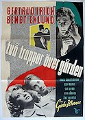 Två trappor över gården 1950 movie poster Gertrud Fridh Bengt Eklund Sven-Eric Gamble Irma Christenson Gösta Werner