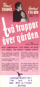 Två trappor över gården 1950 movie poster Gertrud Fridh Bengt Eklund Sven-Eric Gamble Irma Christenson Gösta Werner