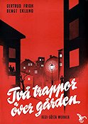 Två trappor över gården 1950 movie poster Gertrud Fridh Bengt Eklund Sven-Eric Gamble Irma Christenson Gösta Werner