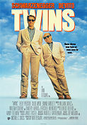 Twins 1988 movie poster Arnold Schwarzenegger Danny de Vito Kelly Preston Ivan Reitman