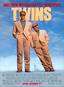 Twins 1988 movie poster Arnold Schwarzenegger Danny de Vito Glasses