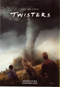 Twisters 2024 movie poster Daisy Edgar-Jones Glen Powell Anthony Ramos Lee Isaac Chung