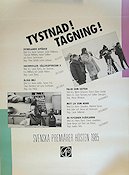 Tystnad tagning Mitt liv som hund 1985 poster Anton Glanzelius