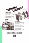 Tystnad tagning Snowroller 1985 poster Anton Glanzelius Mitt liv som hund