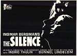 The Silence 1963 movie poster Gunnel Lindblom Ingrid Thulin Birger Malmsten Ingmar Bergman