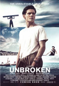 Unbroken 2014 poster Jack O´Connell Miyavi Domhnall Gleeson Angelina Jolie Skepp och båtar