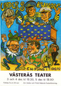 Under 3 kungar 1985 poster Västerås teater