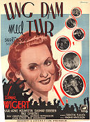 Ung dam med tur 1941 movie poster Sonja Wigert Karl-Arne Holmsten Ragnar Arvedson Eric Rohman art Find more: Large poster