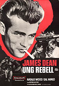 Rebel Without a Cause 1955 movie poster James Dean Natalie Wood Sal Mineo Nicholas Ray Smoking Gangs