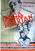 Unga hjärtan 1934 movie poster Georg Blickingberg Anne-Marie Brunius Håkan Westergren