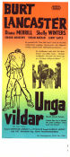 Unga vildar 1961 poster Burt Lancaster Dina Merrill Edward Andrews John Frankenheimer