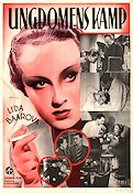 Lidé na kre 1937 movie poster Lida Baarova Martin Fric Smoking Country: Czechoslovakia Eric Rohman art