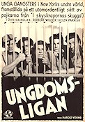 Ungdomsligan 1938 poster Robert Wilcox Helen Parrish Marjorie Main Harold Young Poliser