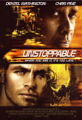 Unstoppable 2010 poster Denzel Washington Chris Pine Rosario Dawson Tony Scott Tåg