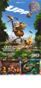 Up 2009 movie poster Edward Asner Pete Docter Production: Pixar Animation Birds Dogs