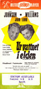 Ur vattnet i elden 1950 poster Esther Williams Van Johnson John Lund Robert Z Leonard Musikaler