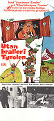 Utan brallor i Tyrolen 1974 poster Alena Penz Franz Josef Gottlieb