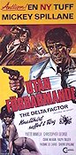 The Delta Factor 1976 movie poster Yvette Mimieux Writer: Mickey Spillane