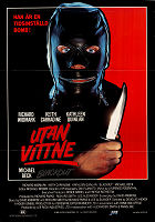 Utan vittne 1985 poster Richard Widmark Keith Carradine Kathleen Quinlan Douglas Hickox Poliser Från TV