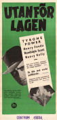 Jesse James 1939 movie poster Tyrone Power Henry Fonda Nancy Kelly Henry King