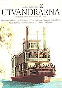 Utvandrarna 1971 movie poster Max von Sydow Liv Ullmann Eddie Axberg Monica Zetterlund Allan Edwall Hans Alfredson Pierre Lindstedt Jan Troell Writer: Vilhelm Moberg Ships and navy