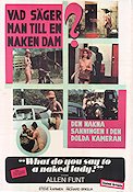 What Do You Say To a Naked Lady 1970 movie poster Joie Addison Laura Huston Martin Meyers Allen Funt Documentaries