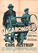 Vagabonden 1940 movie poster Carl Alstrup Denmark