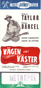 Westward the Women 1951 movie poster Robert Taylor Denise Darcel Hope Emerson William A Wellman